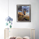 5D DIY Full Drill Diamond Painting Logy Elk Cross Stitch Embroidery Mosaic Craft