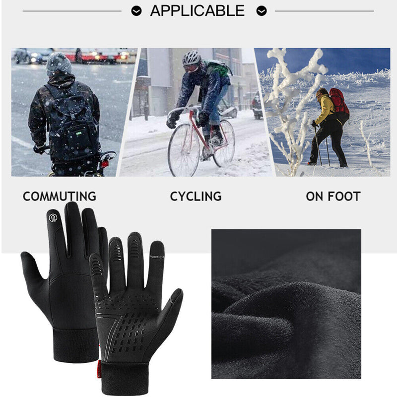 Autumn Winter Men Women Gloves Touchscreen Windproof Ski Running Sports Center