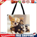 Two dogs Printed Shoulder Shopping Bag Casual Large Tote Handbag