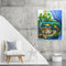 #A Cat Partial Oil Paint By Numbers Kit DIY Frameless Drawing Picture for Adul