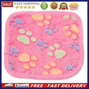 WARM Pet Blanket Touch Soft Warm Dogs Cat  Bed Blanket Mat(Red) (20x20)