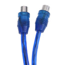 1pc 30cm 2 RCA Female to 1 RCA Male Splitter Cable for Car Audio System Newly