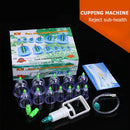 12pcs Chinese Medical Vacuum Cans Cupping Cup Massage Therapy Kit w/Suction Pump
