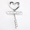 Creative Heart-Shaped Red Wine Bottle Opener Corkscrew Can Opener