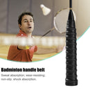 Badminton Racket Grip Strap Anti Slip Sweat Absorbtion Handle Cover (Black)