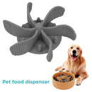 Slow Feed Dog Bowl Insert 12 Octopus Suction Cups Slow Down Eating for Dog