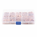 Car Engine Crush Washers Set Solid Copper Washer Flat Gasket Seal Ring