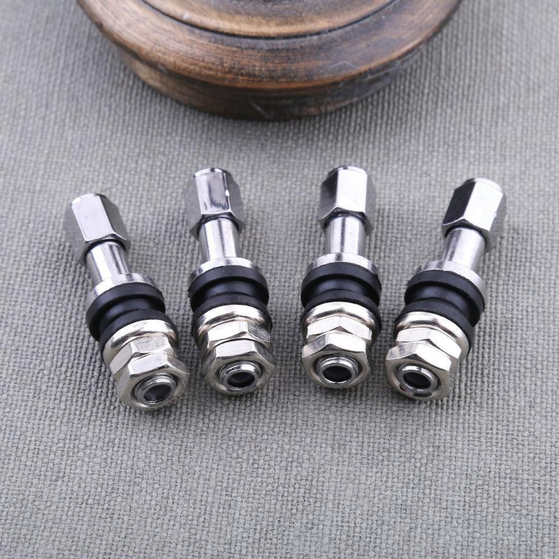4pcs Car Auto Stainless Steel Clamp-in Tubeless Tyre Tire Wheel Valves Newly