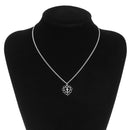 Religion Women Clavicle Chain Hollow Heart Pendant Jewellery Cross Necklace