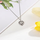 Gothic Women Clavicle Chain Hollow Heart Pendant Cross Necklace Jewellery