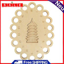 Wooden Hollow Out Cartoon Cross Stitch Threading Board Home Embroidery Holder