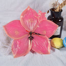 Silicone Mold Wall Clock Dial Wall Art Decoration Irregular Cherry Blossoms