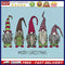 Christmas Gnome Oil Paint By Numbers DIY Coloring Picture for Adults Children