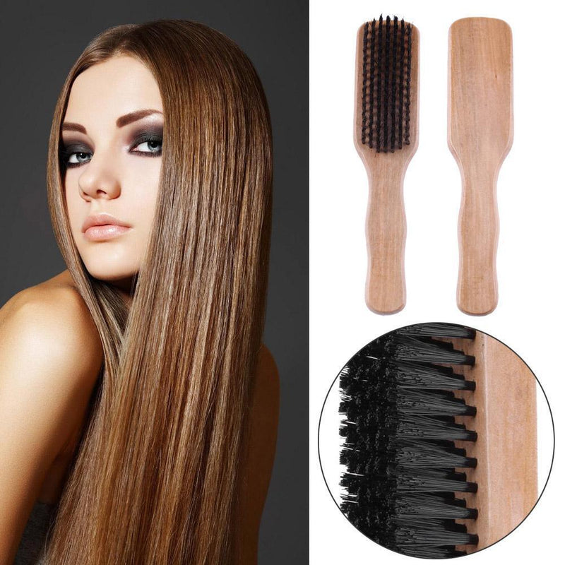 1pc Antistatic Cushion Hair Brush Comb Wooden Handle Massage Comb Hair Care