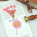 Special Shape Fire Paint Seal Head Brass Invitation Card Wax Sealing Stamp Decor