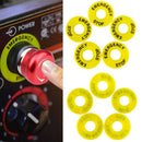 Switch Accessory Frame Label Warning Circle Label Emergency Stop Sign Mark