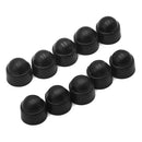 10pcs M8 Dome Plastic Hexagon Bolt Nut Protection Caps for Car Motorcycle Newly