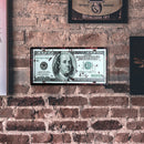 Retro 100 Dollars Metal Plate Painting for Bar Pub Tin Plaques Wall Sign