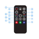 1 to 9 Hub Remote Control 5V 3Pin ARGB Cooling Fan 4Pin PWM Splitter for PC