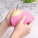 Silicone Dish Bowl Cleaning Brush Pot Pan Sponge Scrubber Kitchen Washing Too