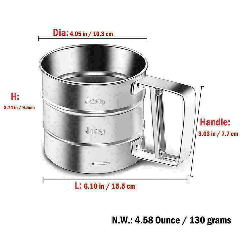 Steel Semi - Automatic Hand - Held Flour N0S4 Screened Ha L2K5 T6C8 A9A1