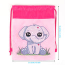 Diamond Painting DIY Special Shaped Drill Elephant Backpack Kit (WXC069) Newly