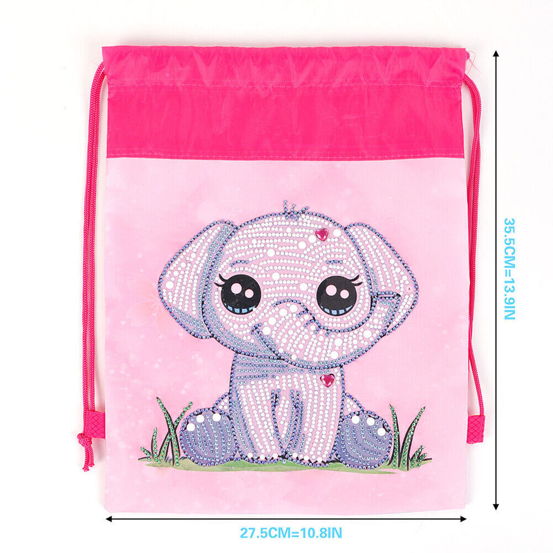 Diamond Painting DIY Special Shaped Drill Elephant Backpack Kit (WXC069) Newly