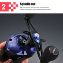 7.2/1 Metal Low Profile Baitcasting Fishing Reel 17+1 Fishing Tackle Accessories