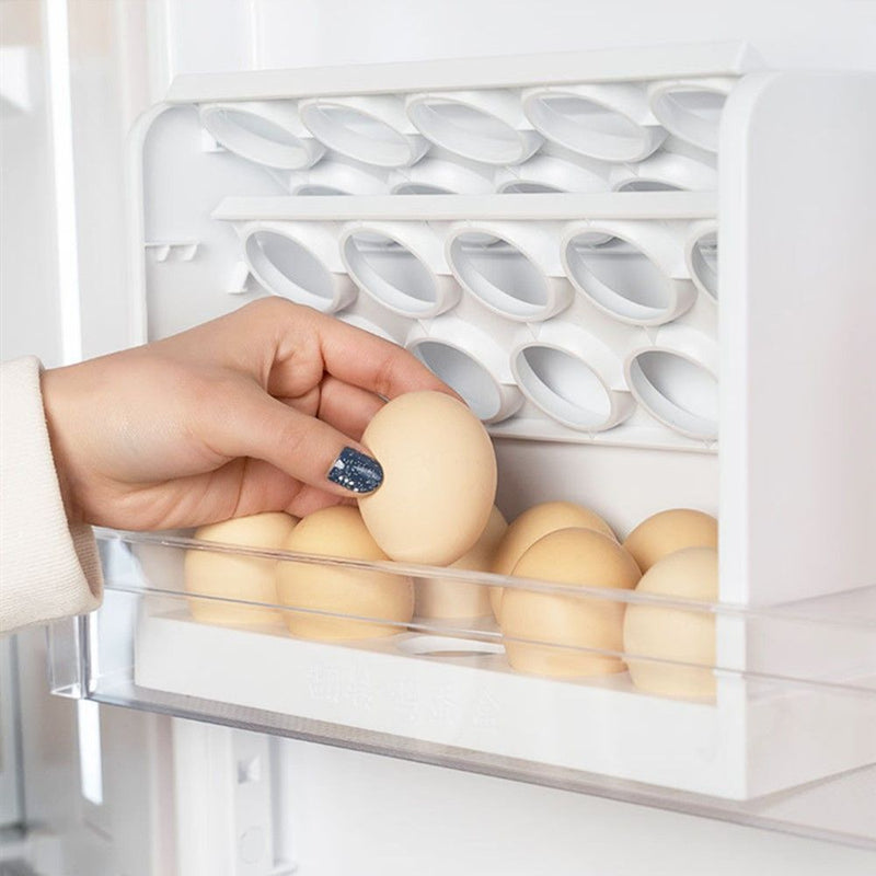 Durable Shelf Creative Food Egg Rack Organizer Storage Trays Egg Storage Box