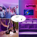 1CH Brightness Adjustment 5V USB Knob LED Strip Light Dimmer Switch (White)