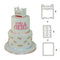 Plastic Cookie Cutting Mold Small Bed Shape Biscuit DIY Sugar Mold Baking U8K6