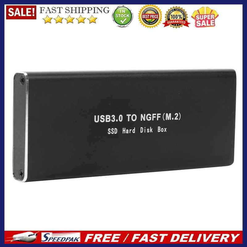 Hard Disk Case SSD M.2 B-Key to USB3.0 Adapter External Hard Drive Enclosure