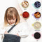 6x Stainless Steel Silicone Condiment Lid Reusable Sauce Cup Lid Kitchen Tool#