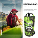 Waterproof Swimming Bag Camouflage Outdoor Camping Dry Sack (10L Green) Newly