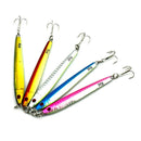 5pcs 30g  Casting Jig Metal Slice Fishing Lures Spinning Fishing Hook