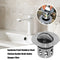 Stainless Steel Thicken Basket Vanity Stopper Basin Drainer Bathroom Plug Bou