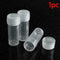 Plastic sample bottle test tube mini vials storage container W2B9 Sale L4E5 M5H3