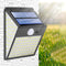 Solar Outdoor LED Wall Lamp PIR Motion Sensor Sunlight Garden Decor (White)