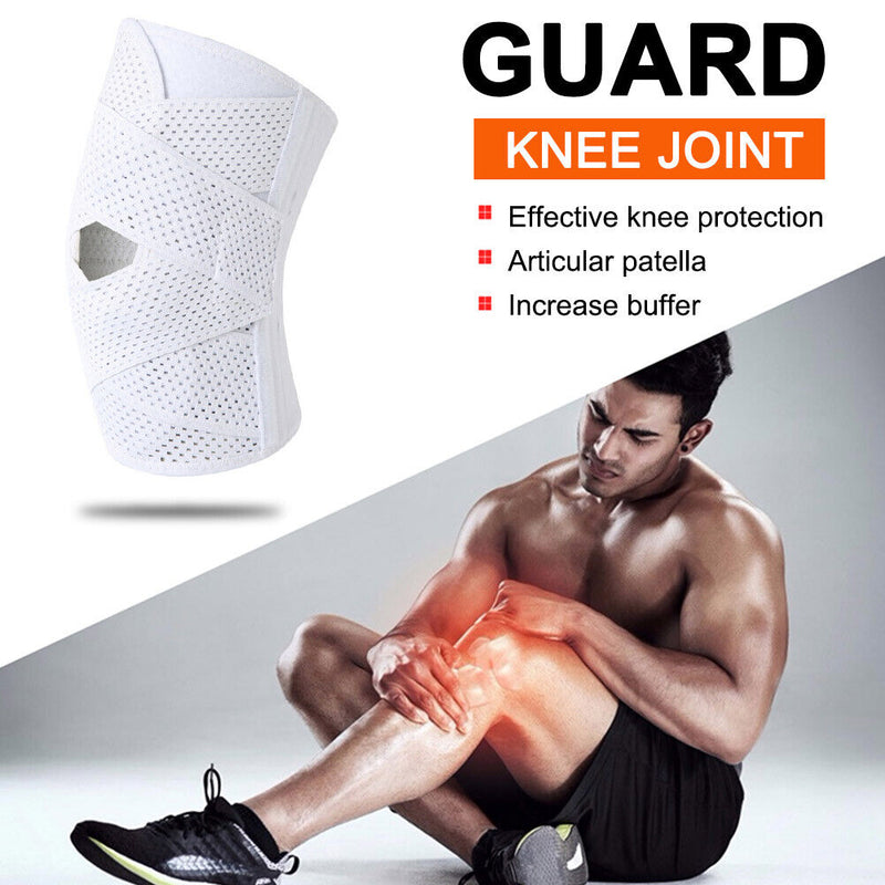 #A Knee Support Arthritis Injuries Relief Kneepad Compression Sleeves for Knee P