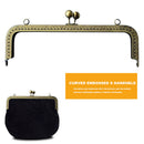 Beads Wallet Metal Handle Frame Purse Clutch Kiss Clasp Lock Handbag Accessor