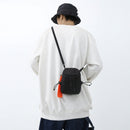 Unisex Nylon Crossbody Bag Street Hip Hop Shoulder Small Pack Mobile Phone Pouch