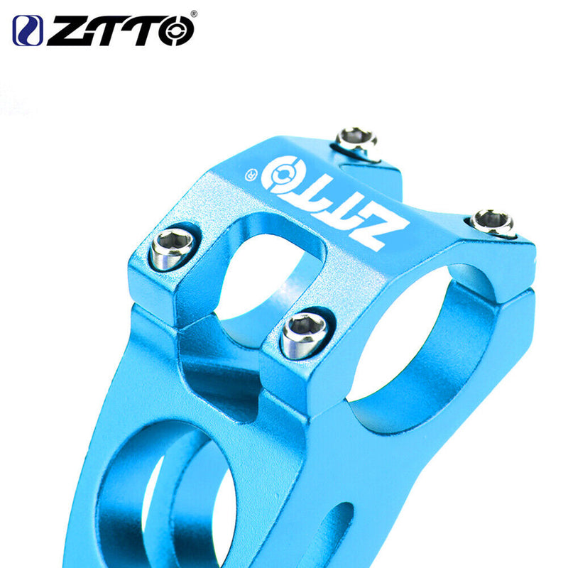 ZTTO Cycling Stem Bicycle Aluminium 31.8mm MTB Bike Handlebar Stem (Blue) Newly