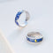 Day Present Romantic Weddings Van Gogh Couple Rings Starry Sky Adjustable
