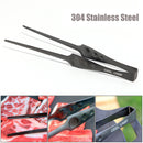 #A Household Outdoor BBQ Tongs Food Clip Stainless Steel Tool Churrasco BBQ Twee