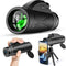 #A 80X100 HD High Magnification Monocular with/without Tripod Phone Clip Outdoor