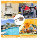 Camping Campsite Storage Strap Hanging Rope Lanyard Hanger (5m Khaki)