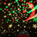 Rotating LED Star Night Light USB Disco DJ Stage Party Ball Light (Red)