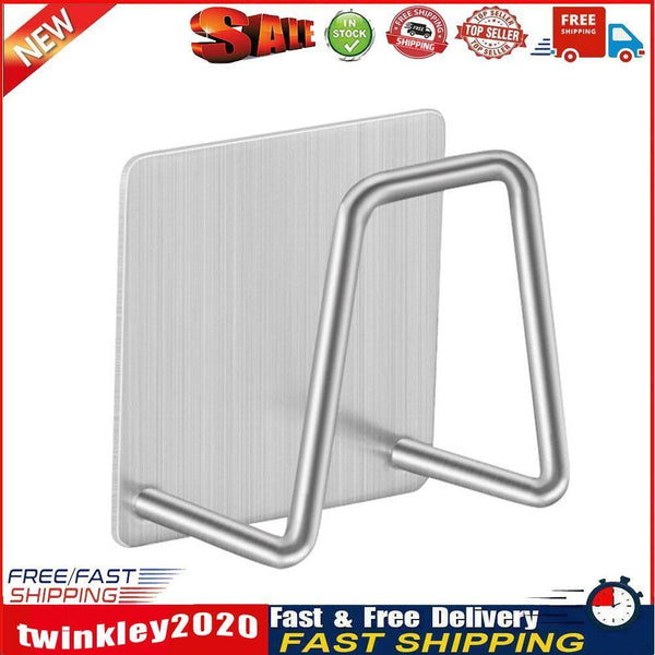 Sink Sponge Holder Self Adhesive Drain Drying Rack (304 Stainless Steel) Newly