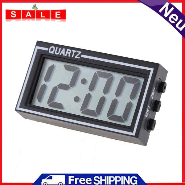 LCD Illuminated Digital Car Car Car Truck Dashboard Date Time Calendar Black