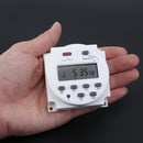 Digital LCD Display Power Timer Weekly Programmable Time Relay Switch(220V)